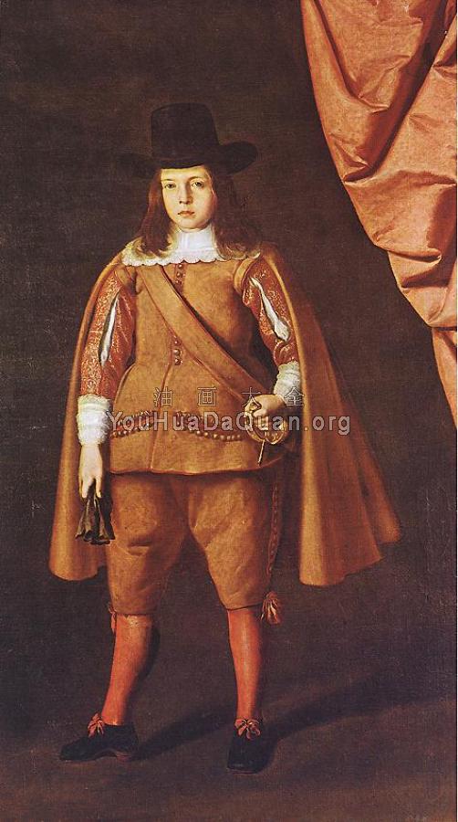 Portrait of the Duke of Medinaceli - 弗朗西斯科·德·苏巴朗